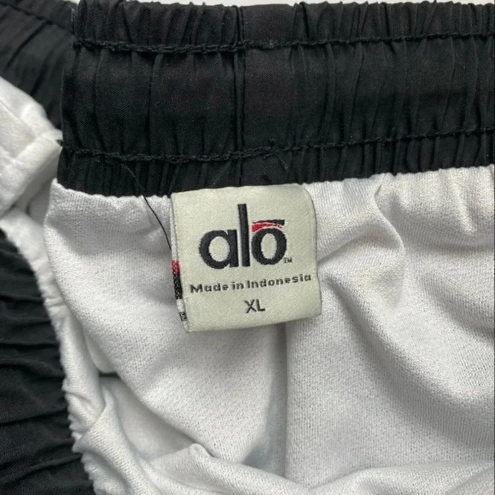 Alo • Black Purple Trim Running Shorts